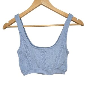 Zara Blue Knit Top